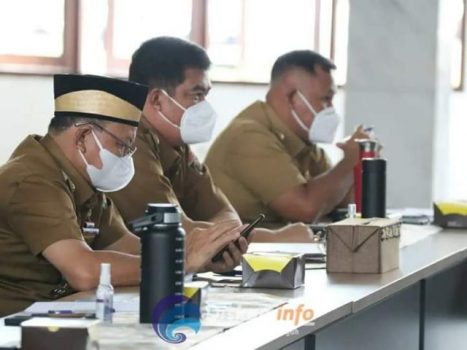 Bupati Musa Ahmad Hadiri Rapat Konsolidasi Penanganan Covid-19