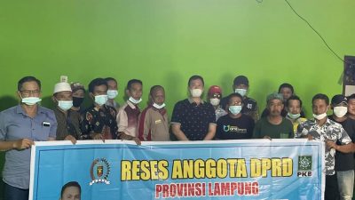 Reses di Lamtim, Noverisman Subing Terima Pengaduan Soal Irigasi