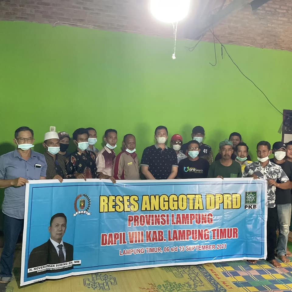 Reses di Lamtim, Noverisman Subing Terima Pengaduan Soal Irigasi