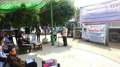 Bupati Musa Ahmad Hadiri Penyerahan Bantuan Oksigen Medis