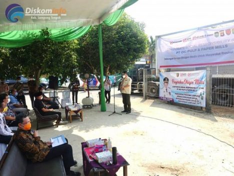 Bupati Musa Ahmad Hadiri Penyerahan Bantuan Oksigen Medis