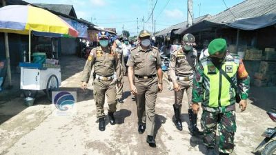 Satpol PP Lamteng Gelar Operasi Yustisi di Pasar Punggur