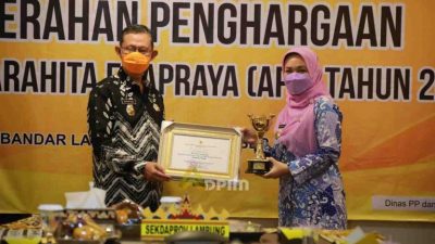 Lampung Kembali Raih Penghargaan Anugerah Parahita Ekapraya