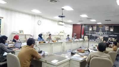 Raperda Penyelenggaraan Administrasi Kependudukan Lampung Ditargetkan Bisa Diuji Publik pada 1 Oktober 2021