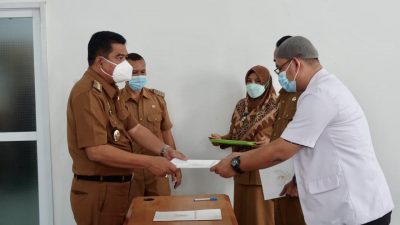 Bupati Lamteng Pimpin Sertijab Direktur RSUD Demang Sepulau Raya
