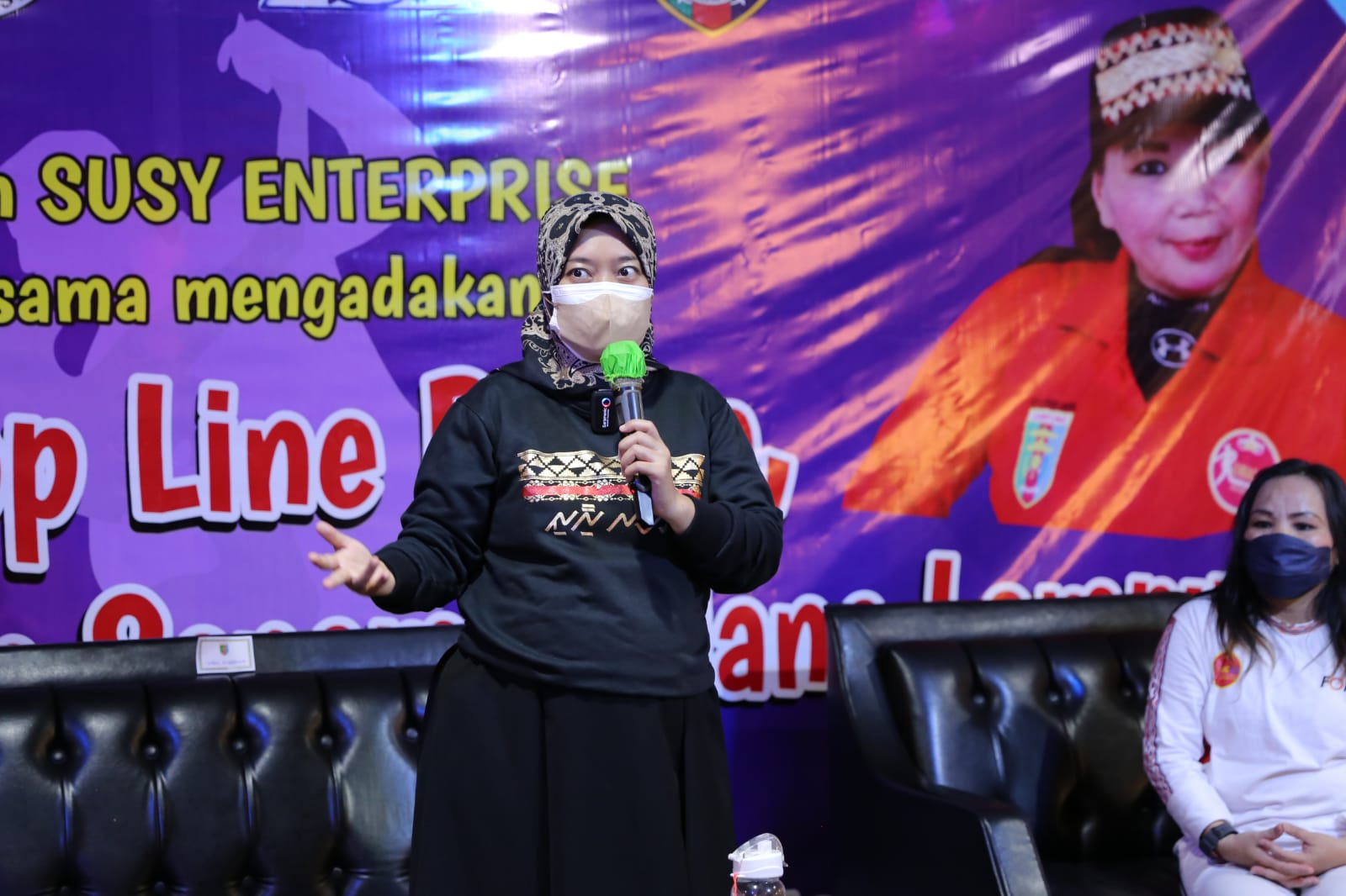 Wagub Lampung Buka Workshop Line Dance dan Pelatihan Senam Bedana