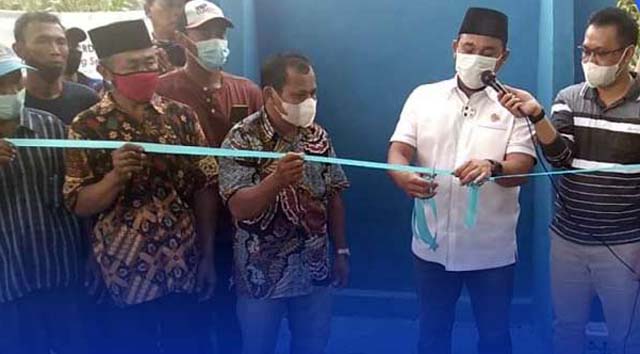 Reses di Natar, Wahrul Resmikan Program Sumur Bor