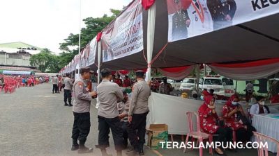 Gerai Vaksin Presisi Polda Lampung, Sudah 23.061 Dosis Disuntikkan
