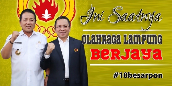 Ketua KONI Lampung: 10 Besar PON XX Papua Adalah Capaian Kita Semua