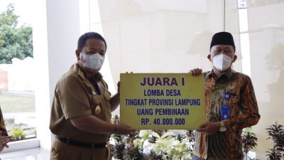 Ini Para Juara Lomba Desa – Kelurahan dan Lomba Teknologi Tepat Guna Provinsi Lampung 2021