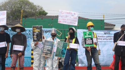 Kritik KTT COP26 di Glasgow, Walhi Lampung Gelar Kampanye Aksi Lingkungan