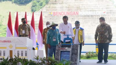 Resmikan Bendungan Karalloe di Gowa, Ini Harapan Presiden Jokowi