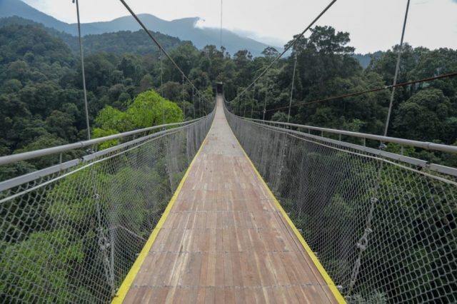Proyek Jembatan Gantung Way Rarem Lampura Kembali Dilelang Tahun 2022