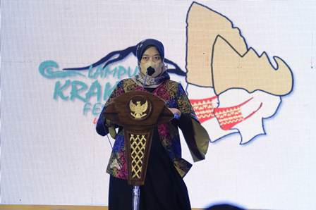 Bangkitkan Pariwisata dan Ekonomi Kreatif, Wagub Chusnunia Buka LKF 2021