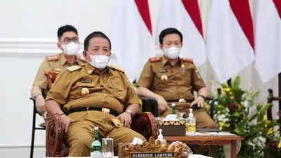 Gubernur Arinal Ikuti Acara Penyerahan DIPA dan TKDD Tahun 2022 oleh Presiden Joko Widodo