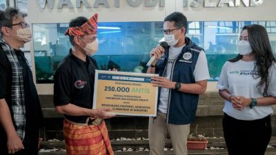 Kemenparekraf Kembali Kembali Buka Sentra Vaksinasi COVID-19 Bagi Pelaku Parekraf Wakatobi