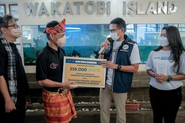 Kemenparekraf Kembali Kembali Buka Sentra Vaksinasi COVID-19 Bagi Pelaku Parekraf Wakatobi