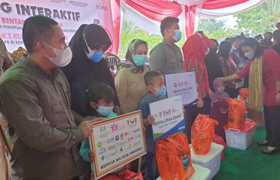 Dampak Covid-19, 345 Paket Sembako Dibagikan untuk Anak Yatim di Lampung