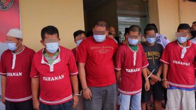 Polda Lampung Tangkap 101 Tersangka Kasus Perjudian