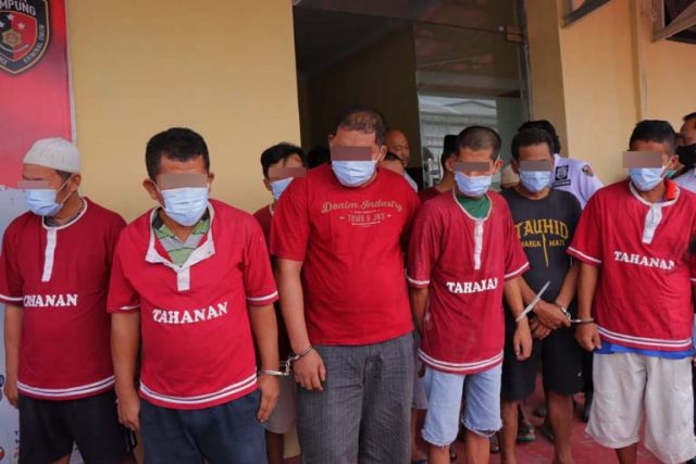 Polda Lampung Tangkap 101 Tersangka Kasus Perjudian