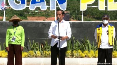 Resmikan Bendungan Pidekso di Wonogiri, Ini Pesan Jokowi