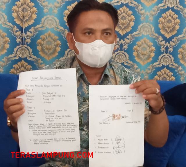 Berdamai, Proyek Jalan Negeriujungkarang Lampura Segera Dilanjutkan