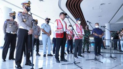 Tinjau Persiapan Libur Nataru, Menteri PMK dan Menhub Sambangi Lamsel