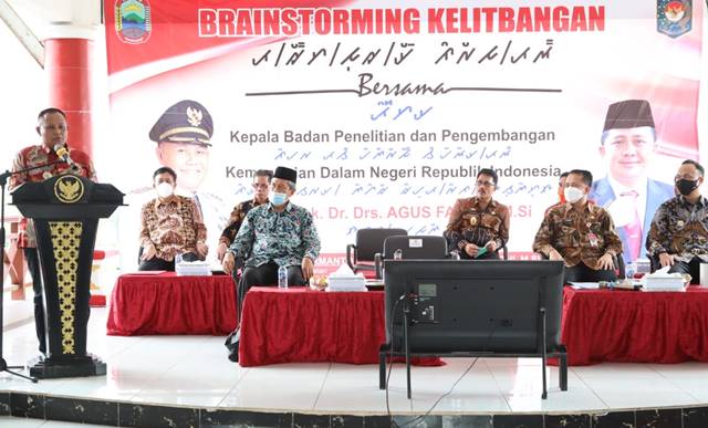 Pemkab Lampung Selatan Gelar Brainstorming Bersama Kepala Balitbang Kemendagri