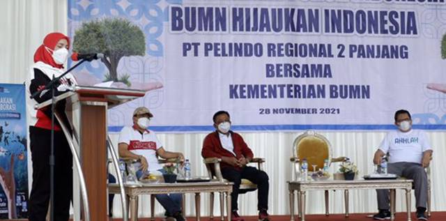 Walikota Eva Dwiana Hadiri Hari Menanam Pohon di Sumur Putri