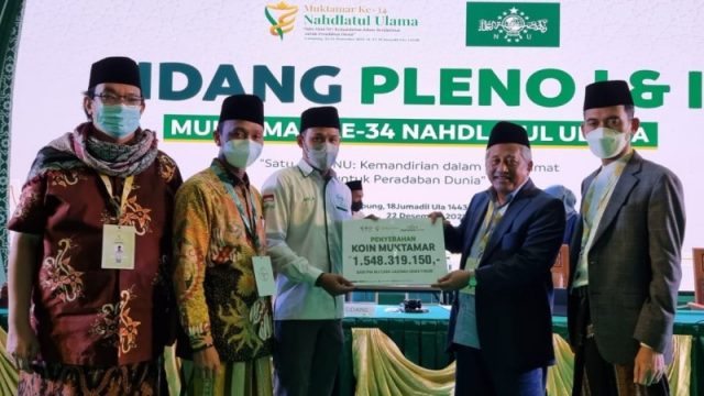NU Jawa Timur Setor Dana Koin Muktamar Rp2,9 Miliar