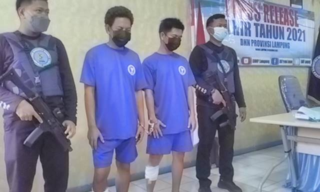 Dua Kurir Sabu Asal Sumsel Ditembak, Satu Pelaku Oknum Wartawan