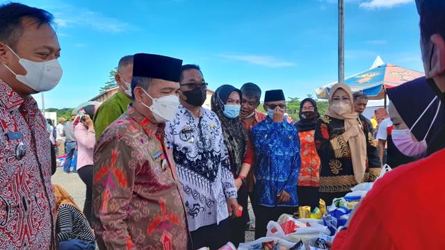 Pemkab Lampung Selatan Gelar Pasar Murah di GWH Kalianda
