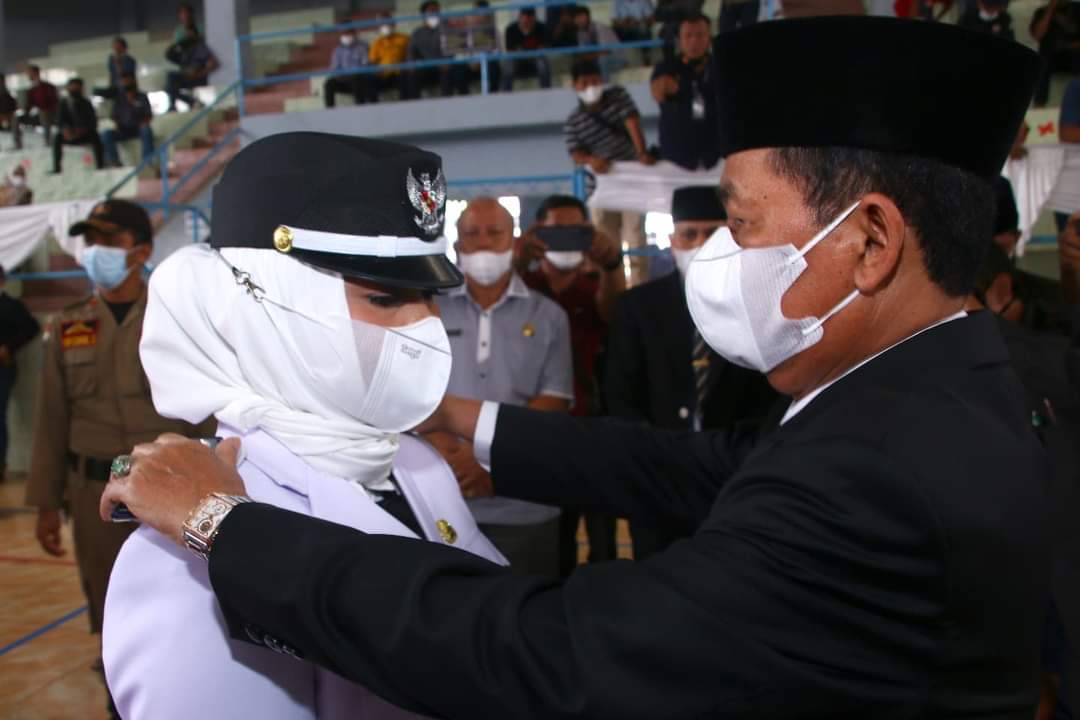 141 Kades di Lampung Utara Dilantik, Ini Pesan Bupati Budi Utomo
