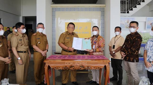 Gubernur Lampung Resmi Serahkan Eks-Gedung Bukopin Untuk Penyertaan Modal di Bank Lampung