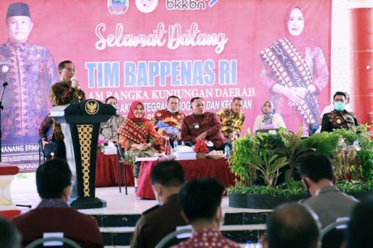 Penurunan Stunting di Lamsel, Tim Bappenas Apresiasi Program Swasembada Gizi  
