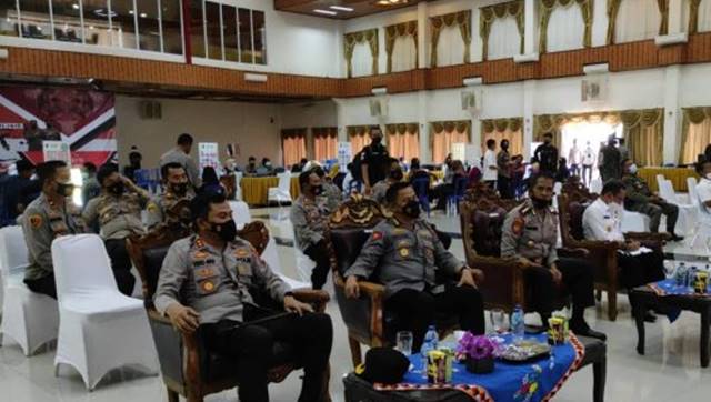 Polres Pesawaran Terus Intensifkan Vaksinasi Covid-19