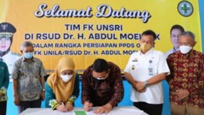 FK dan RSUAM Terima Kunjungan FK Unsri Persiapkan PPDS Obgyn Unila