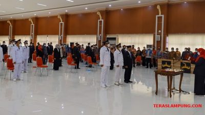 Ini Empat Camat dan 20 Lurah di Bandarlampung yang Baru Dilantik