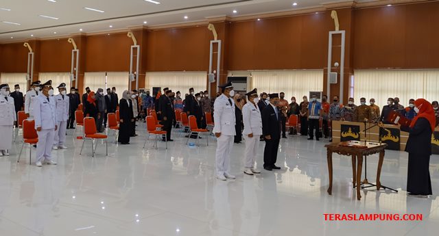Ini Empat Camat dan 20 Lurah di Bandarlampung yang Baru Dilantik