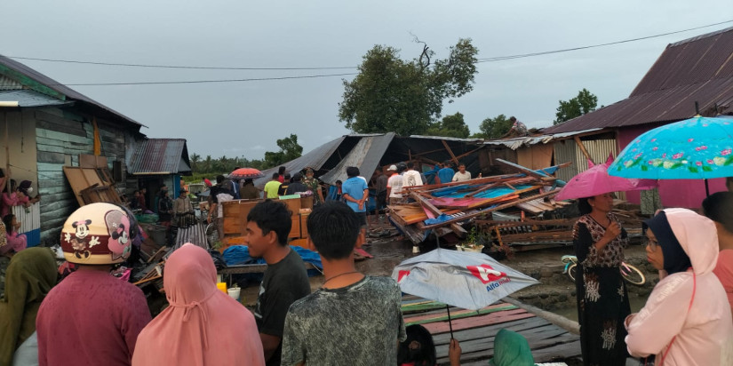 Puluhan Rumah Diterjang Angin Kencang di Luwu, 120 Warga Mengungsi