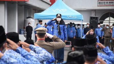 Pertama Pimpin Apel Rutin, Ini Pesan Walikota Bandarlampung kepada Para ASN