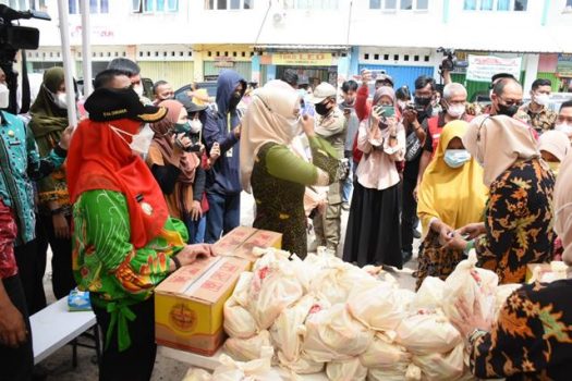 Harga Minyak Goreng Meroket, Pemprov Lampung dan Pemkot Bandarlampung Gelar Operasi Pasar