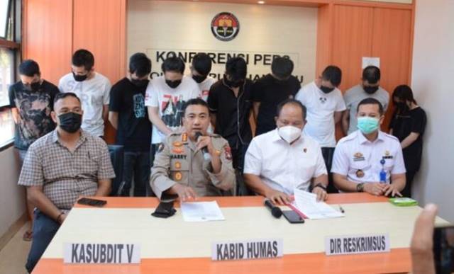 Produksi Konten Porno untuk Memeras, 10 Warga Negara China dan Vietnam Diringkus Polda Kepri