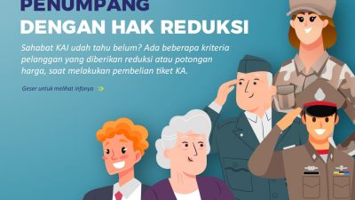 PT KAI Berikan Potongan Harga Tiket 20 Persen bagi Lansia