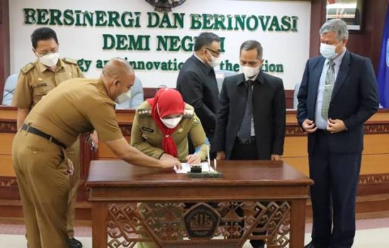 Pemkot Bandarlampung – Unile Teken MoU Bidang P3M