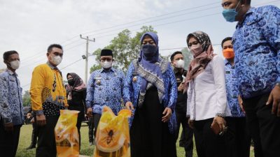 Wagub Lampung Tinjau Operasi Pasar Minyak Goreng di Lampung Tengah