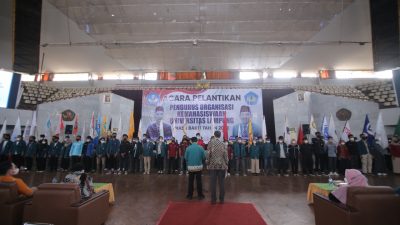 Wakil Rektor Unila Lantik Pengurus Baru 40 UKM