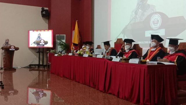 Sidang Promosi Program Doktor llmu Hukum FH Unila, Dwi Putri Melati Usulkan Refungsionalisasi Hukum Pidana Adat Lampung