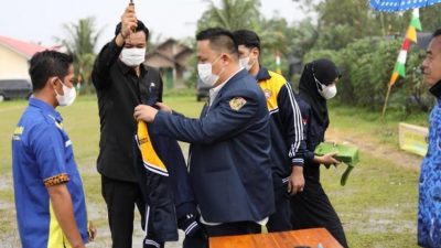 Pengurus Karang Taruna Kecamatan Bumi Ratunuban Lampung Tengah Dilantik