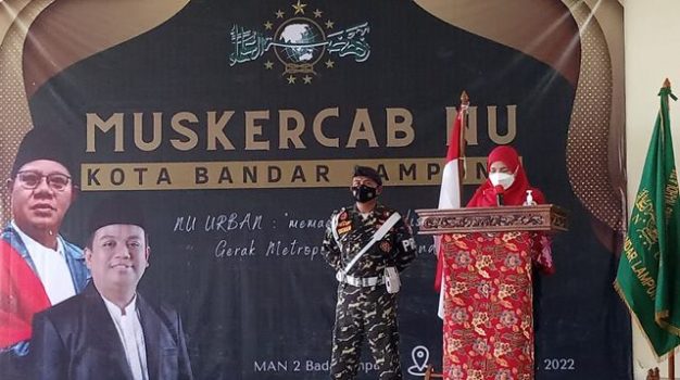 Walikota Eva Dwiana Janji akan Berikan Ruko dan Ambulans untuk PC NU Bandarlampung